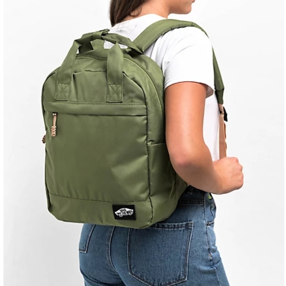 NEW! Vans Camden Loden Green Backpack NWT - Picture 5 of 16